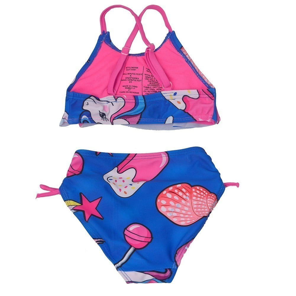 unicorn 2 piece swimsuit