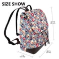 thumbnail image 2 of Fotbe music Skull record Retro Mochila Bolso con Estampado para Mujer, Mochila Antirrobo de Nylon Impermeable, Bolsa Ligera de Hombro, 2 of 4
