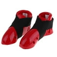 thumbnail image 1 of Xingzhi Protège-Pieds de Taekwondo pour Adultes Équipement de Karaté Chaussures de Sparring Rouge G, 1 of 1