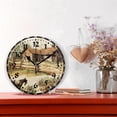 thumbnail image 2 of GZHJMY Classical Farm Motif Wall Clock, PVC Silent Non Ticking 10 Inch Battery Operated Wall Clocks, Easy to Read Clock for Home Kitchen Living Room Bathroom Office Decor, 2 of 6