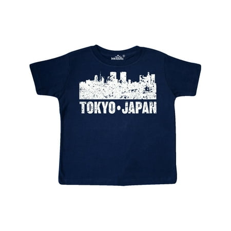 

Inktastic Tokyo Japan City Skyline with Grunge Gift Toddler Boy or Toddler Girl T-Shirt