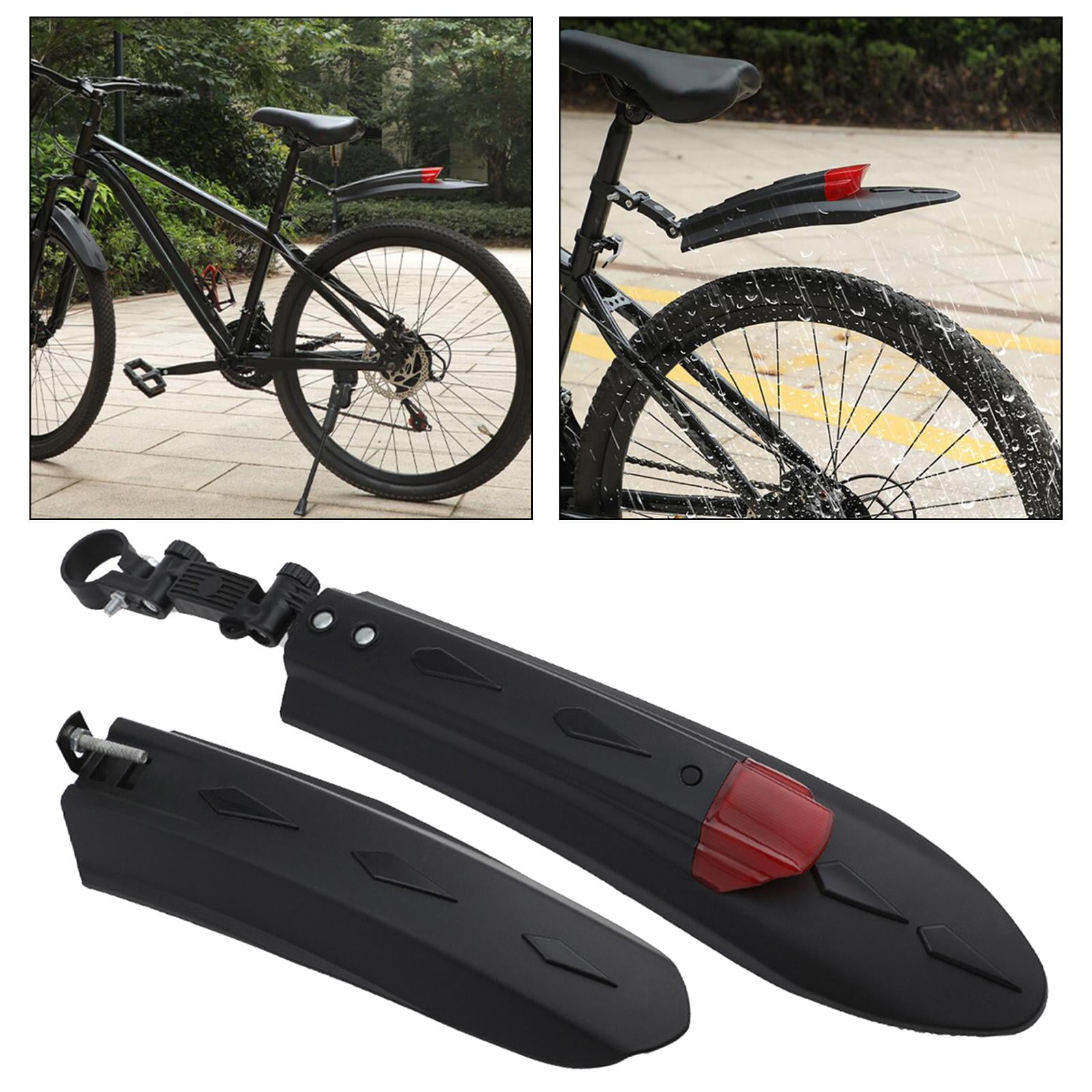 DYNWAVECA Bike Mudguard Front Rear Set Bike Front Rear Fenders Glow Universal Mud Guard for Cycling Outdoor Repair Equipment Abs Buckle Walmart