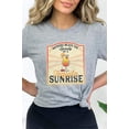 thumbnail image 3 of Nothing Beats The Beauty Of A Sunrise Graphic Tee T-Shirt, 3 of 10