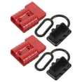 JMXIANG A0190 Pair Of 50A 600V Power Connector Plug With 2 Contacts And