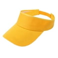 thumbnail image 2 of SPRING PARK Visor Sun Hat Golf Tennis Beach Men Women Cap Adjustable Sports Plain Colors, 2 of 6