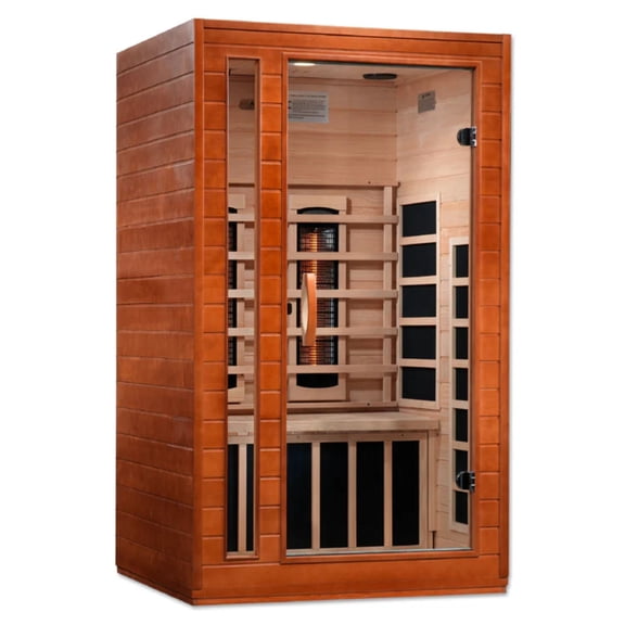 Dynamic Saunas 2-Person Full Spectrum Infrared Sauna with Lighting and Speakers, Cordoba
