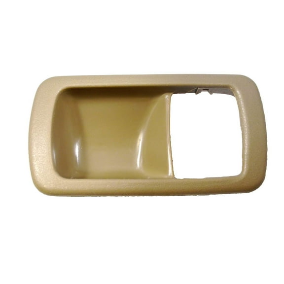PT Auto Warehouse TO-2532E-2RH - Inner Interior Inside Door Handle Trim/Bezel, Beige/Tan - Passenger Side Fits select: 1992-1996 TOYOTA CAMRY