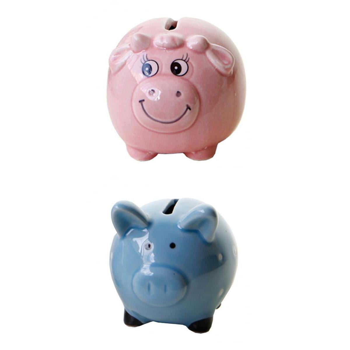 Piggy Bank Sheep &Pig Shaped Money Saving Box Toy Bank for Kids Gaming 