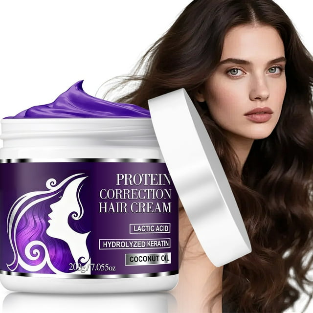Crema capilar reparadora de proteínas. Nutre, repara, revitaliza, suaviza, seca, abre las puntas y encrespa. Acondicionador de 200 g.
