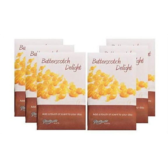 FloralSimplicity Butterscotch Delight Scented Sachets Pack of 6