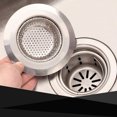 thumbnail image 4 of Kitchen Sink Strainer, Garbage Disposal Strainer Sink Drain Catcher Plug Drain Cover Kitchen Sink Basket for Kitchen Sinks, Stainless Steel, Large Wide Rim 4.5" Diameter, 2PCS, 4 of 4