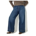 thumbnail image 2 of Lee Women's Plus Size Legendary High Rise Trouser Jean Denim Inner Strength New, 2 of 5