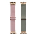 thumbnail image 5 of onn Watch Band, Universal Fit for Apple Watch, Samsung Galaxy, Garmin 20mm, 2 Pack-Pink & Green Knit, 5 of 6