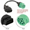 thumbnail image 5 of 9 Pin Male Head to 16 Pin Truck Diagnostic Scanner Cable Adapter,Professional Cable Adapter for Trucks Cars Connect to Scan Tools, 5 of 9