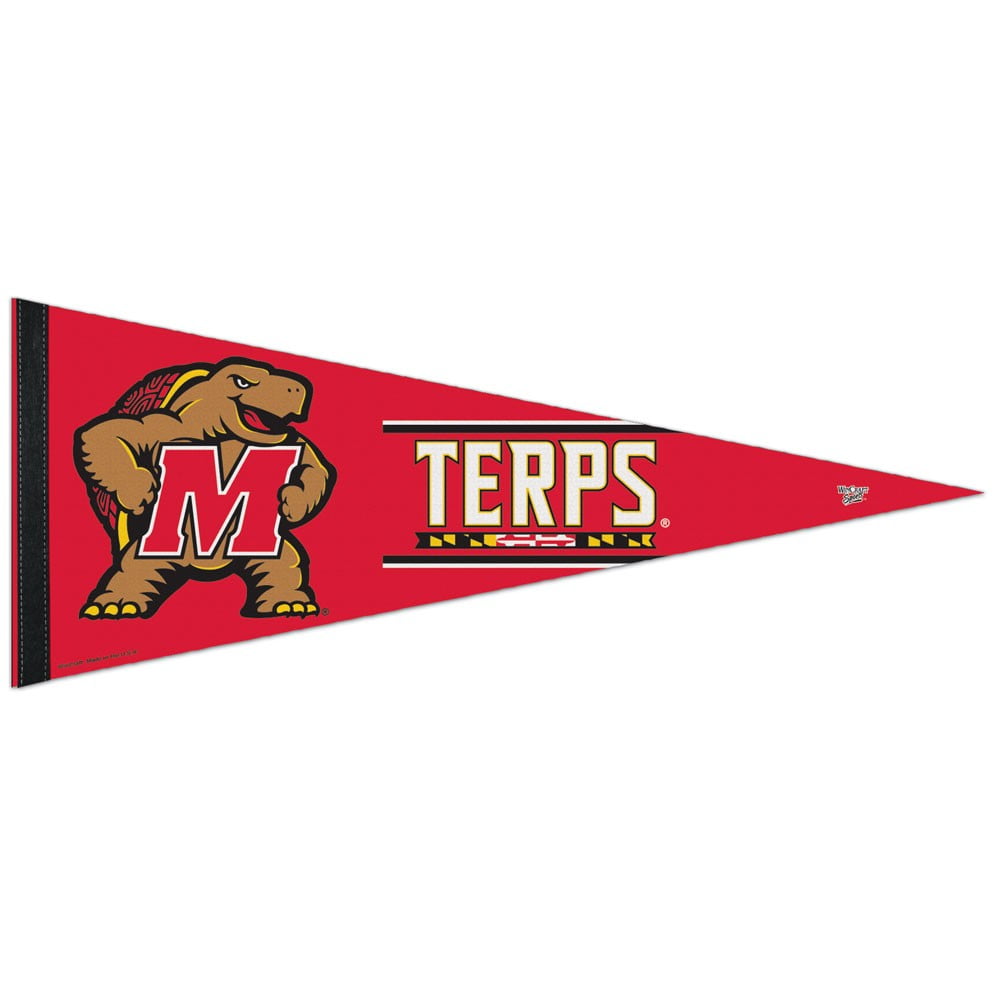 University of Maryland Terrapins Premium Felt Pennant 12 x 30 inches 