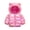 Rose, variant on KYAIGUO Newborn Baby down Jacket & Coat,Fashion Bear Ears Zipper Outerwear Coat Alternative Hoods Baby Boys Girls Jacket for 9M-5T