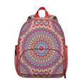 thumbnail image 1 of Vintage Ornamental Design School Backpack - Waterproof & Breathable Student Daypack, 1 of 2