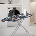 thumbnail image 2 of HELLHERO Flowers Ironing Board Protector Cover Iron Pad Board Cover Fastener Straps Easy Install for Home Laundry Room Household Ironing Board Protective Cloth, 2 of 6