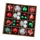 thumbnail image 2 of Adorno navideño de bola, irrompible, decoración para el hogar, accesorios para fotos, colgante navideño Rojo Verde Blanco, 2 of 9