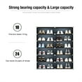 MEILLEUREVIE Shoe Rack for Closet, 6Tier Shoe Storage 24 Pair