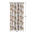 thumbnail image 5 of Cartoon Pug and Heart Shower Curtain 36"x72" ,Bathroom Decorative Shower Curtains Set with 12 Hooks,Modern Waterproof Washable Shower Curtain, 5 of 6