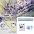 thumbnail image 2 of Lavender Blackout Curtains for Bedroom, Purple Floral Spring Country Nature Wildflower Plant Thermal Insulated Kitchen Drapes with Grommets, Light Blocking Window Treatment, 2 Panels 52" x 84", 2 of 7