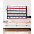 thumbnail image 5 of 4th of July Outdoor TV Cover 40 to 43 Inch Weatherproof, Red Blue Star Patriot Independence Day 600D Oxford TV Covers with Waterproof Zipper, Outside Flat TV Screen Protector Size 40"W x 25"H x 4.5"D, 5 of 7