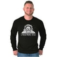 thumbnail image 5 of I Need More Space Panda Astronaut Long Sleeve TShirt Men Women Brisco Brands S, 5 of 6