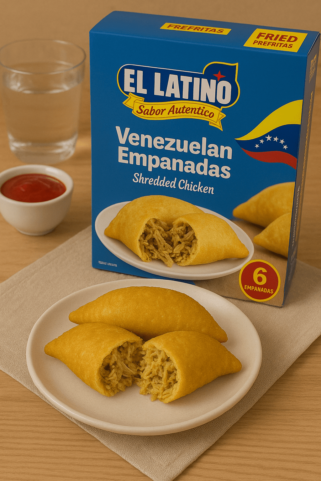 El Latino Empanadas Venezolanas BEEF 21oz 6PK