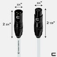 thumbnail image 2 of Coluber Cable - Balanced XLR Cable Male to Right Angle Female - Audio Cable, 2 of 7