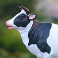 thumbnail image 3 of vlrwzc Mini Animal Resin Figurines 3D lifelike Cow Garden Decor Statues Art Miniature Cow Sculptures for Lawn,Pots,Home Ornament, 3 of 7