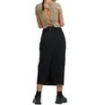 thumbnail image 3 of Genuiskids Long Cargo Skirt for Women with Pockets Vintage Low Rise Baggy Skirt with Pockets Summer Split Midi Skirt Streetwear, 3 of 5