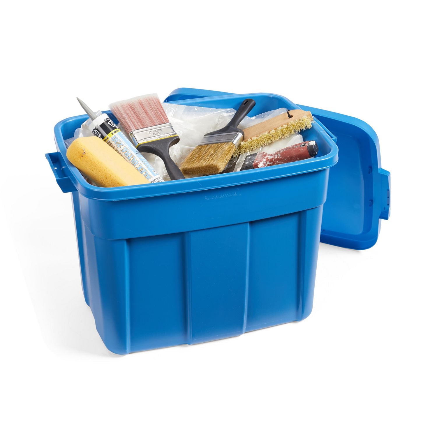 Rubbermaid 68.1 L (18 gal.) Roughneck® Tote- Blue, 68 L (18 gal.) Roughneck® Tote