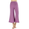 thumbnail image 3 of Womens Knit Capri Culottes Gaucho Wide Leg Pants&nbsp;, 3 of 3
