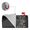 thumbnail image 5 of PHELIKA Letter I Classic Monogram Magnetic Mailbox Covers Post Letter Box Cover Standard Size 25.5H x 21W, 5 of 8