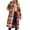 Red, variant on yievot Women's Long Plaid Shacket Long Sleeve Oversized Button Down Shirt Jacket Coat