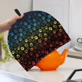 thumbnail image 3 of HELLHERO 1Pcs Tea Cozies Covers with Lightweight Polyester Canvas Keep Warm for Creative Gifts Rainbow Paw Print, 3 of 8