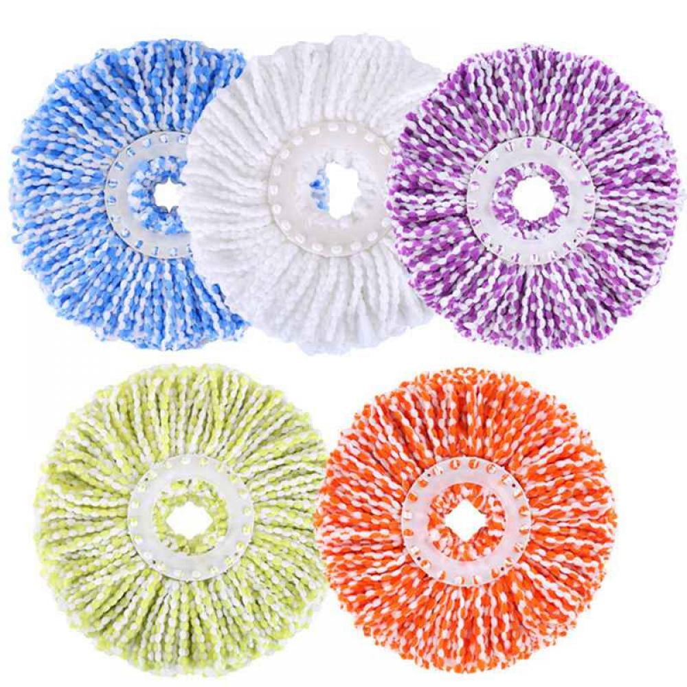 Spin Mop Replacement Heads,Easy Wring Microfiber Mop Refills for Easy Cleaning 360 Degrees Spin