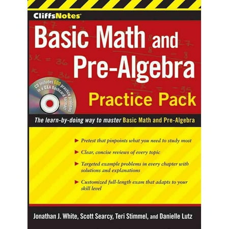 CliffsNotes Basic Math and Pre-Algebra Practice Pack