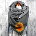 thumbnail image 2 of Women Scarfs  Vintage Print Boho Scarf Shawls Wraps Winter Warm Short Scarves, 2 of 4