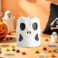 thumbnail image 5 of Konghyp Halloween Decorative Lights Plastic Imitation Candle Skull Ornament Lamp LED Electronic Night Light, Party Decoration, Soft Light Effect, Reusable Christmas Decor, Ghost Festival Ornament, 5 of 6