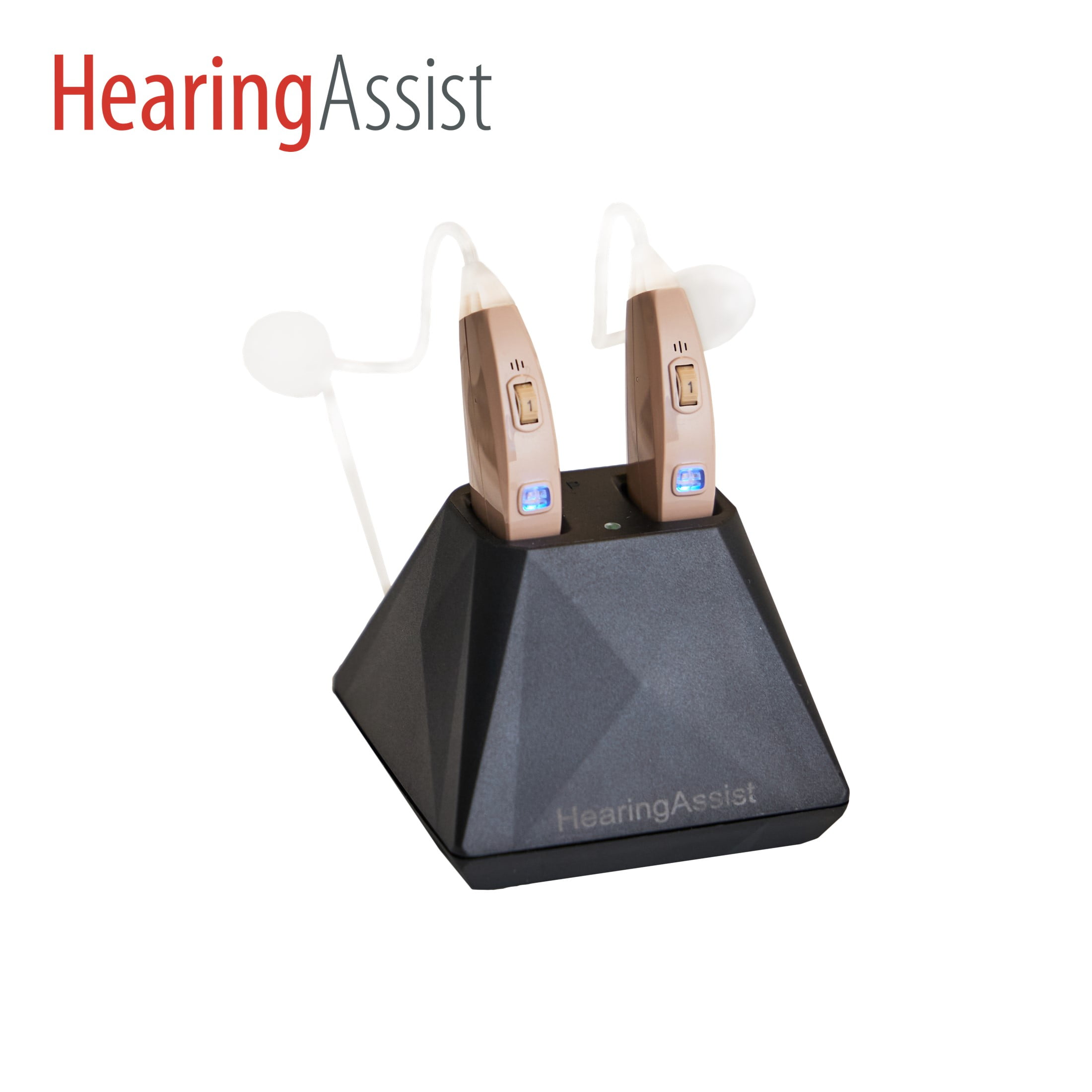 HEARING ASSIST Rechargeable, HA302 FDA Registered with Charging Case