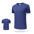 thumbnail image 4 of Camisa deportiva de manga corta y cuello redondo para hombre: poliéster ligero, para actividades al aire libre/senderismo/correr, ajuste cómodo (S-XXXL), 4 of 4