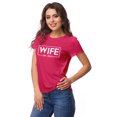 thumbnail image 2 of Inkdotpot Personalized Womens Tshirt Top Wife WeddingAnnouncement Shirt-4H, 2 of 7