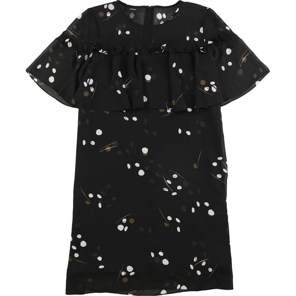 Alfani Womens Ruffle A-Line Dress