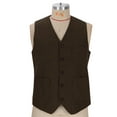 thumbnail image 3 of Mens Big and Tall Vest Blazer, Men's Suit Vest Business Formal Dress Waistcoat Solid Color Vest for Suit or Tuxedo S-3XL, 3 of 6