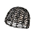 thumbnail image 2 of Evdexr 2026 Glitter Sequin Hollow Out Crochet Beanie for Women , Handmade Boho Breathable Sparkly Knit Hat , Lightweight Beach Travel Party Daily Wear Black, 2 of 3