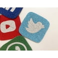 thumbnail image 2 of Set of 6 coasters, Social media coasters, gift for her, gift for him, 2 of 4