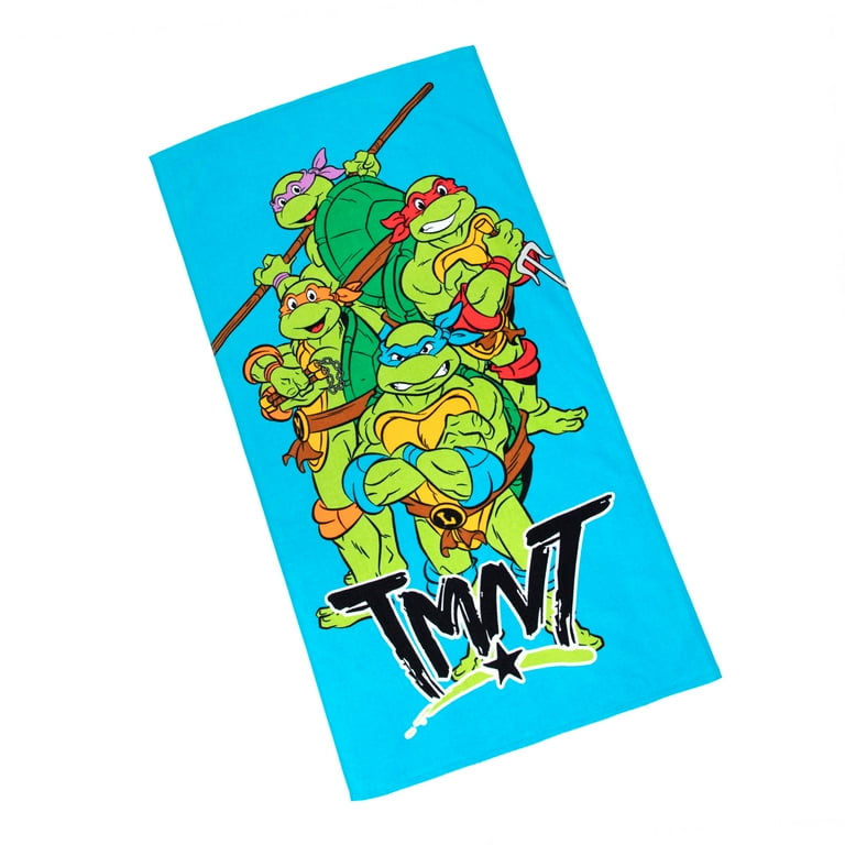 Serviette de plage Tortues Ninja Teenage Mutant 58 x 28 cm