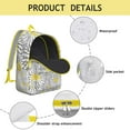 thumbnail image 4 of Gorgeous Sunflower Flowers Backpack with Functional Details, Perfect for College and Office Demands, Comfortable Experience, Merit Gift, 4 of 5